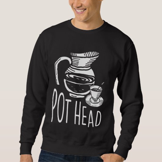 Sweatshirt Classy Pot Hair for Tea and Coffee (Devant)