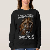 Sweatshirt Claws Scratch Ripping Cougar Mountain Lion (Devant)