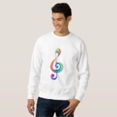 Sweatshirt Clé arc-en-ciel (Devant entier)