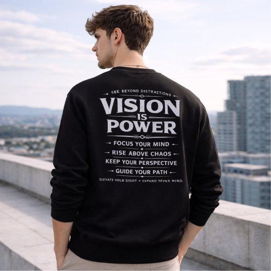 SWEATSHIRT CLEAR VISION