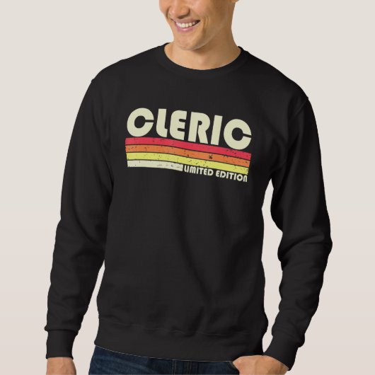 Sweatshirt Clerc Titre de l'emploi Profession Anniversaire Id (Devant)