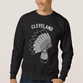 Sweatshirt Cleveland Tribe Headdress Indigenous People Native