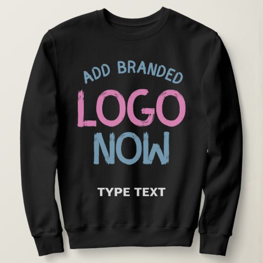 SWEATSHIRT CLIENT SIMPLE CONTEMPORAIN PROPRE NOIR MODE (Design devant)