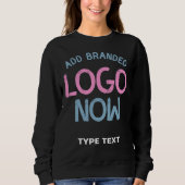 SWEATSHIRT CLIENT SIMPLE CONTEMPORAIN PROPRE NOIR MODE (Devant)