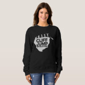 Sweatshirt Cliff Jumping Evolution Graphic Cliff Jumper Tombs (Devant entier)