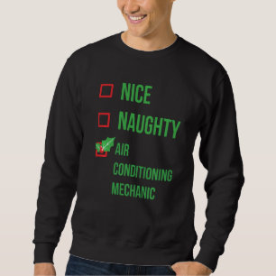 Sweatshirt Climatisation Mécanique Funny Pyjama Noël