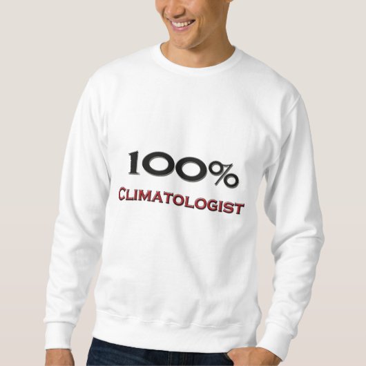 Sweatshirt Climatologist de 100 pour cent (Devant)