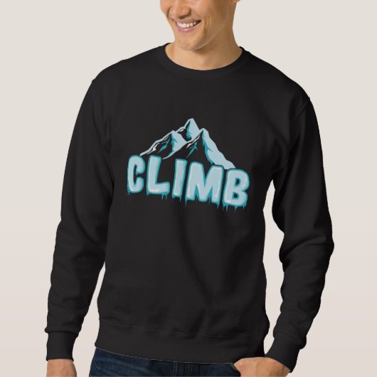 Sweatshirt Climb Extreme Sports Ice Climbing Winter (Devant)