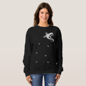 Sweatshirt Climbing Gecko Crested Gecko Reptile Lizard Pet (Devant entier)