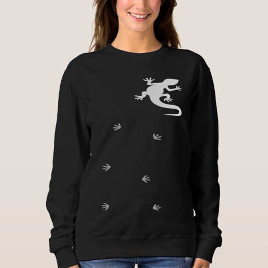 Sweatshirt Climbing Gecko Crested Gecko Reptile Lizard Pet (Devant)