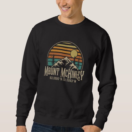 Sweatshirt Climbing Mt Mckinley Alaska Hiking Climbi Mountai (Devant)