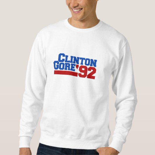 Sweatshirt Clinton GORE 1992 (Devant)
