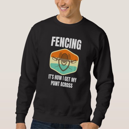 Sweatshirt Clôture Comment Je Passe Mon Point À Travers Fun F (Devant)
