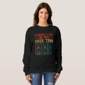 Sweatshirt Clôture Fencer Les Classes Que Je Fais Dans Mon Ti (Devant entier)