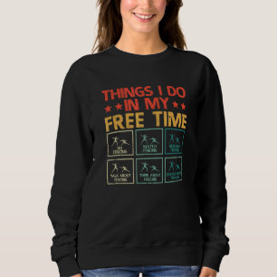 Sweatshirt Clôture Fencer Les Classes Que Je Fais Dans Mon Ti