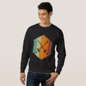 Sweatshirt Clôture Vintage rétro (Devant entier)