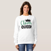 Sweatshirt Clover Queen Charm Design-60278 (Devant entier)