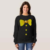 Sweatshirt Clown Big Bow Cravate Tacky Clown Outfit Pour Hall (Devant entier)