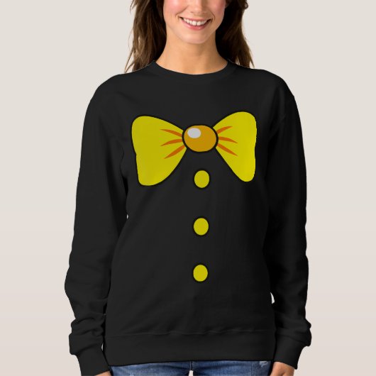 Sweatshirt Clown Big Bow Cravate Tacky Clown Outfit Pour Hall (Devant)