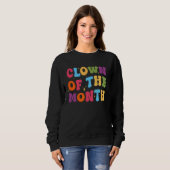 Sweatshirt Clown Du Mois Clowncore Esthétique Funny Circu (Devant entier)