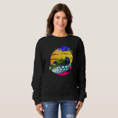 Sweatshirt Clown Trigger Niger Trigger Poisson Agressive Salt (Devant entier)
