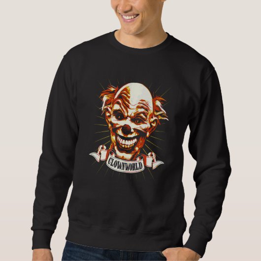 Sweatshirt Clown World Clown (Devant)