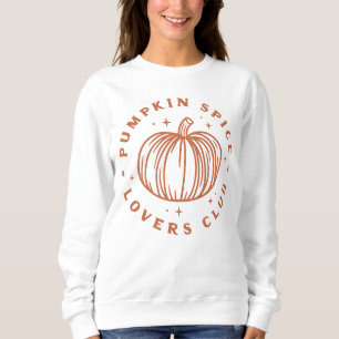 Sweatshirt Club citrouille des amateurs d'épices