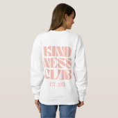 Sweatshirt Club de douceur pour femmes Crewneck (Dos entier)