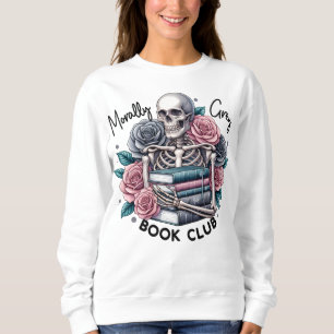 Sweatshirt Club de lecture moralement gris