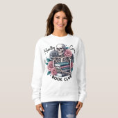 Sweatshirt Club de lecture moralement gris (Devant entier)