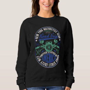 Sweatshirt Club de moto rétro vintage de New York