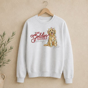 Sweatshirt Club de vacances d'hiver Golden Doodle