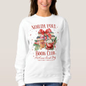 Sweatshirt Club du livre de Noël du Pôle Nord (Devant)