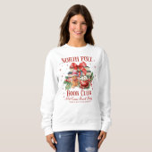 Sweatshirt Club du livre de Noël du Pôle Nord (Devant entier)