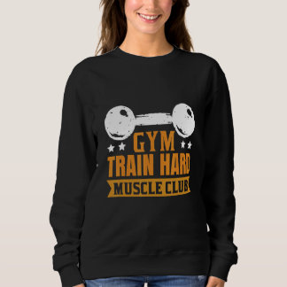 Sweatshirt Club musculaire hard du train de gym