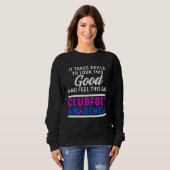 Sweatshirt Clubfoot Awareness Warrior Feel CTEV TEV Survivor (Devant entier)