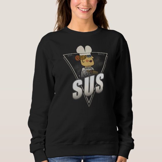 Sweatshirt Clue Mme White Sus Poster (Devant)