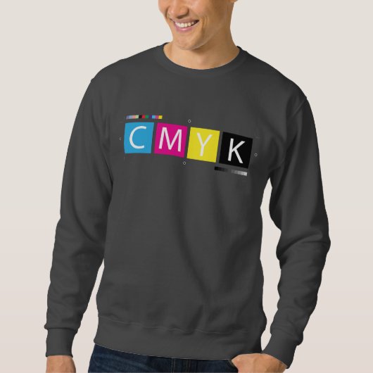 Sweatshirt CMYK pré-compriment des couleurs (Devant)
