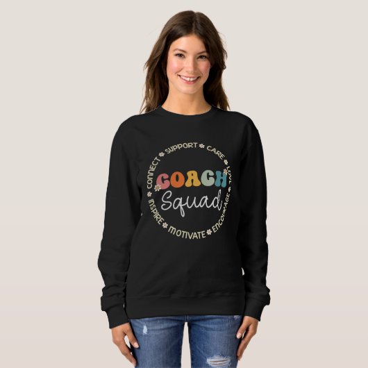Sweatshirt Coach Squad Appreciation Week Back to School (Devant entier)