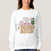 Sweatshirt Coca chaud et films de noël (Devant)
