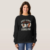 Sweatshirt Cochon d'Inde Furry Potato Juste Un Garçon Qui Aim (Devant entier)
