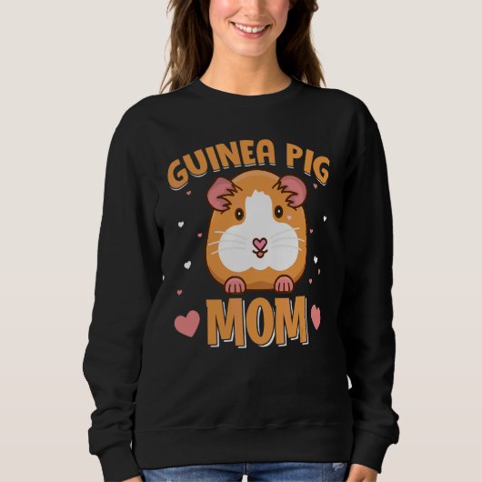 Sweatshirt Cochon d'Inde Maman Guinée 4 (Devant)