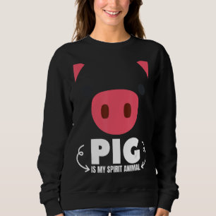 Sweatshirt Cochon Est Mon Esprit Animal Chiens Garçons Filles