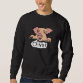 Sweatshirt Cochon rose (Devant)