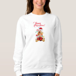 Sweatshirt Cockapo Chien Joyeux Noël