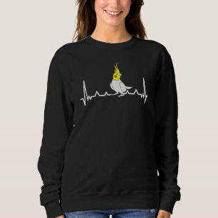 Sweatshirt Cockatiel Caricature Ecg Parrot Bird Cockatiel