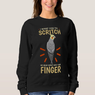 Sweatshirt Cockatiel Cockatoo Lutino Quarrion Weiro Bird Parr