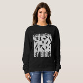 Sweatshirt Cockatiel de perroquet d'oiseaux (Devant entier)