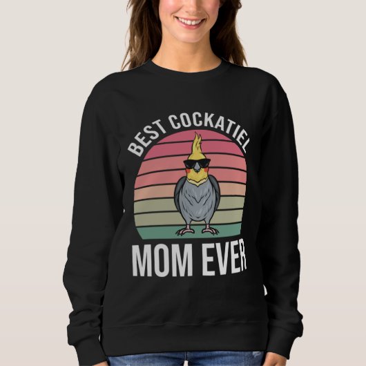 Sweatshirt Cockatiel Mom Cockatiel (Devant)
