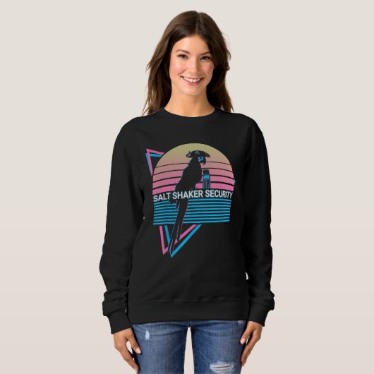 Sweatshirt Cockatiel Retro Salt Shaker Security (Devant entier)